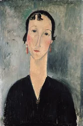 Femme aux boucles d